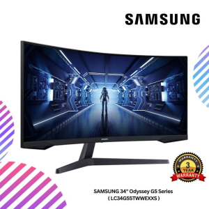 SAMSUNG 34" Odyssey G5 Series Monitor ( LC34G55TWWEXXS )