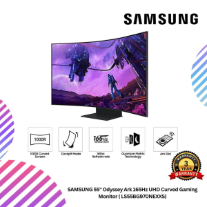 SAMSUNG 55" Odyssey Ark 165Hz UHD Curved Gaming Monitor ( LS55BG970NEXXS)