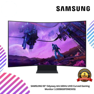 SAMSUNG 55" Odyssey Ark 165Hz UHD Curved Gaming Monitor ( LS55BG970NEXXS)