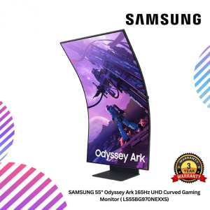 SAMSUNG 55" Odyssey Ark 165Hz UHD Curved Gaming Monitor ( LS55BG970NEXXS)