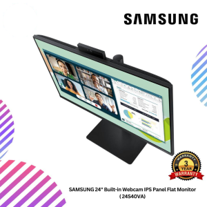 online (81) SAMSUNG 24" Built-in Webcam IPS Panel Flat Monitor ( 24S40VA)