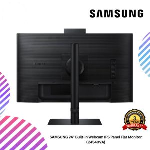 online (83) SAMSUNG 24" Built-in Webcam IPS Panel Flat Monitor ( 24S40VA)