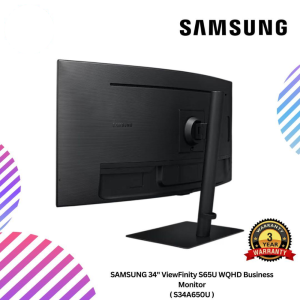 SAMSUNG 34" ViewFinity S65U WQHD Business Monitor ( S34A650U )