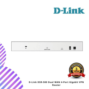D-Link DSR-500 Dual WAN 4-Port Gigabit VPN Router