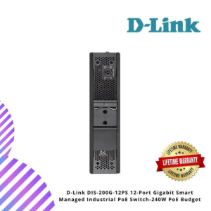 D-Link DIS-200G-12PS 12-Port Gigabit Smart Managed Industrial PoE Switch-240W PoE Budget