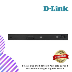 D-Link DGS-3130-30TS 30-Port Lite Layer 3 Stackable Managed Gigabit Switch