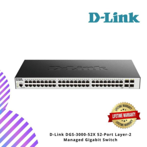 D-Link DGS-3000-52X 52-Port Layer-2 Managed Gigabit Switch