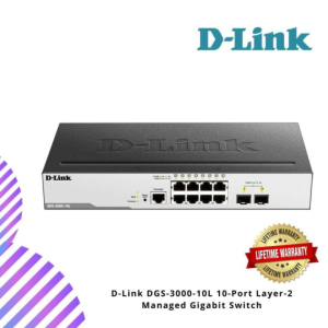 D-Link DGS-3000-10L 10-Port Layer-2 Managed Gigabit Switch