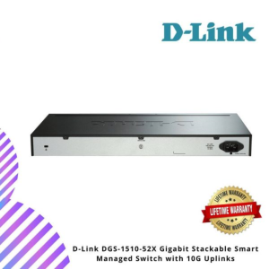 D-Link DGS-1510-52X Gigabit Stackable Smart Managed Switch with 10G Uplinks