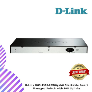 D-Link DGS-1510-28X Gigabit Stackable Smart Managed Switch with 10G Uplinks