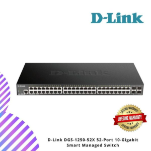 D-Link DGS-1250-52X 52-Port 10-Gigabit Smart Managed Switch