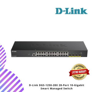 D-Link DGS-1250-28X 28-Port 10-Gigabit Smart Managed Switch