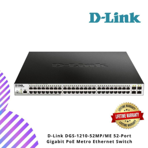D-Link DGS-1210-52MP/ME 52-Port Gigabit PoE Metro Ethernet Switch