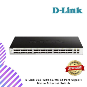 D-Link DGS-1210-52/ME 52-Port Gigabit Metro Ethernet Switch