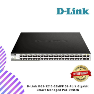 D-Link DGS-1210-52MPP 52-Port Gigabit Smart Managed PoE Switch