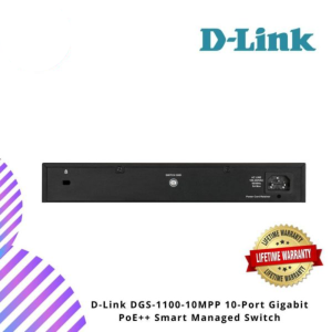 D-Link DGS-1100-10MPP 10-Port Gigabit PoE++ Smart Managed Switch