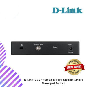 D-Link DGS-1100-08 8-Port Gigabit Smart Managed Switch