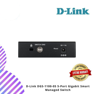 D-Link DGS-1100-05 5-Port Gigabit Smart Managed Switch