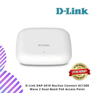 D-Link DAP-2610 Nuclias Connect AC1300 Wave 2 Dual-Band PoE Access Point