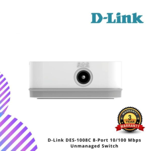 D-Link DES-1008C 8-Port 10/100 Mbps Unmanaged Switch