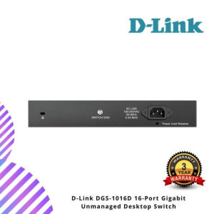 D-Link DGS-1016D 16-Port Gigabit Unmanaged Desktop Switch
