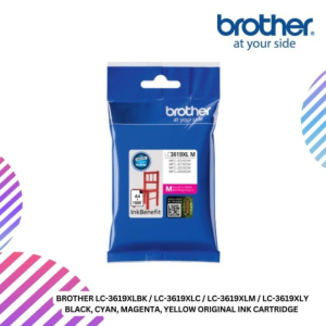 BROTHER LC-3619XLBK / LC-3619XLC / LC-3619XLM / LC-3619XLY Black, Cyan, Magenta, Yellow Original Ink Cartridge