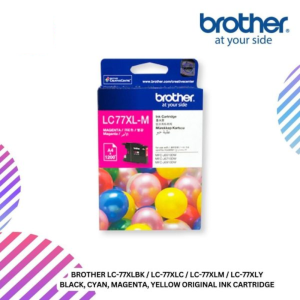 BROTHER LC-77XLBK / LC-77XLC / LC-77XLM / LC-77XLY  Black, Cyan, Magenta, Yellow Original Ink Cartridge