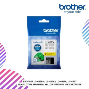 BROTHER LC-462BK / LC-462C / LC-462M / LC-462Y Black, Cyan, Magenta, Yellow Original Ink Cartridge