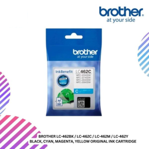 BROTHER LC-462BK / LC-462C / LC-462M / LC-462Y Black, Cyan, Magenta, Yellow Original Ink Cartridge