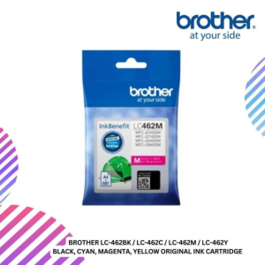 BROTHER LC-462BK / LC-462C / LC-462M / LC-462Y Black, Cyan, Magenta, Yellow Original Ink Cartridge