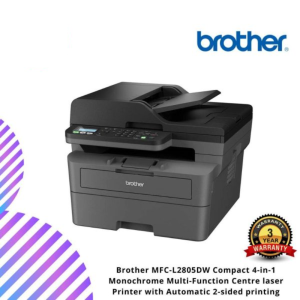 Brother MFC-L2805DW Compact 4-in-1 Monochrome Multi-Function Centre laser Printer with Automatic 2-sided printing