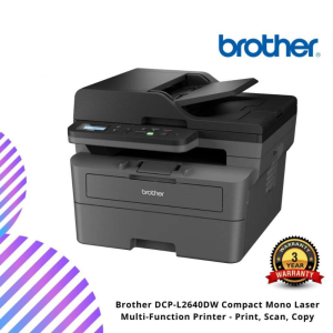 Brother DCP-L2640DW Compact Mono Laser Multi-Function Printer - Print, Scan, Copy