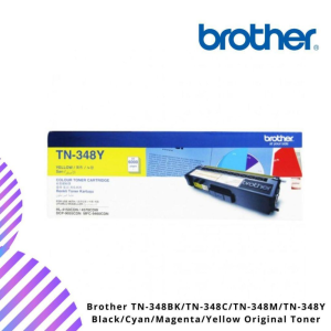Brother TN-348BK/TN-348C/TN-348M/TN-348Y Black/Cyan/Magenta/Yellow Original Toner