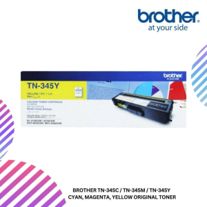 BROTHER TN-345C / TN-345M / TN-345Y  Cyan, Magenta, Yellow Original Toner