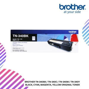BROTHER TN-340BK / TN-340C / TN-340M / TN-340Y  Black, Cyan, Magenta, Yellow Original Toner