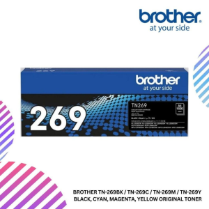 BROTHER TN-269BK / TN-269C / TN-269M / TN-269Y  Black, Cyan, Magenta, Yellow Original Toner