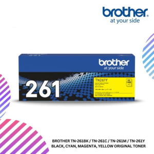 BROTHER TN-261BK / TN-261C / TN-261M / TN-261Y Black, Cyan, Magenta, Yellow Original Toner