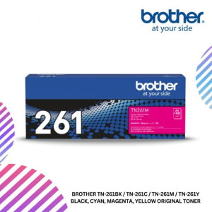 BROTHER TN-261BK / TN-261C / TN-261M / TN-261Y Black, Cyan, Magenta, Yellow Original Toner