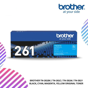 BROTHER TN-261BK / TN-261C / TN-261M / TN-261Y Black, Cyan, Magenta, Yellow Original Toner