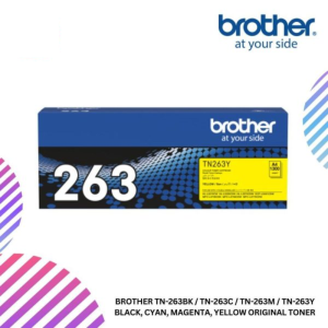 BROTHER TN-263BK / TN-263C / TN-263M / TN-263Y Black, Cyan, Magenta, Yellow Original Toner