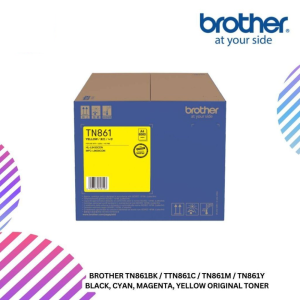 BROTHER TN861BK / TN861C / TN861M / TN861Y Black, Cyan, Magenta, Yellow Original Toner