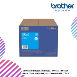 BROTHER TN861BK / TN861C / TN861M / TN861Y Black, Cyan, Magenta, Yellow Original Toner