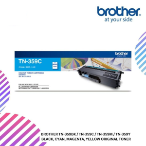 BROTHER TN-359BK / TN-359C / TN-359M / TN-359Y  Black, Cyan, Magenta, Yellow Original Toner