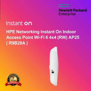HPE Networking Instant On Indoor Access Point Wi‑Fi 6 4x4 (RW) AP25 ( R9B28A )