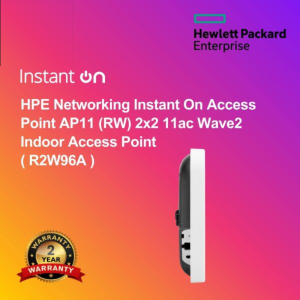 HPE Networking Instant On Access Point AP11 (RW) 2x2 11ac Wave2 Indoor Access Point ( R2W96A )