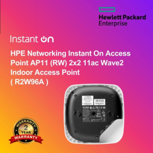 HPE Networking Instant On Access Point AP11 (RW) 2x2 11ac Wave2 Indoor Access Point ( R2W96A )