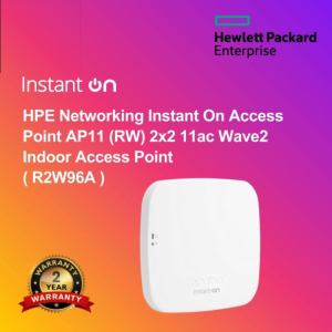 HPE Networking Instant On Access Point AP11 (RW) 2x2 11ac Wave2 Indoor Access Point ( R2W96A )