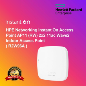 HPE Networking Instant On Access Point AP11 (RW) 2x2 11ac Wave2 Indoor Access Point ( R2W96A )
