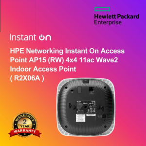 HPE Networking Instant On Access Point AP15 (RW) 4x4 11ac Wave2 Indoor Access Point ( R2X06A )