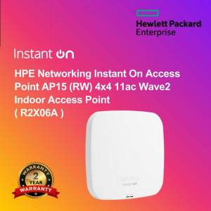 HPE Networking Instant On Access Point AP15 (RW) 4x4 11ac Wave2 Indoor Access Point ( R2X06A )